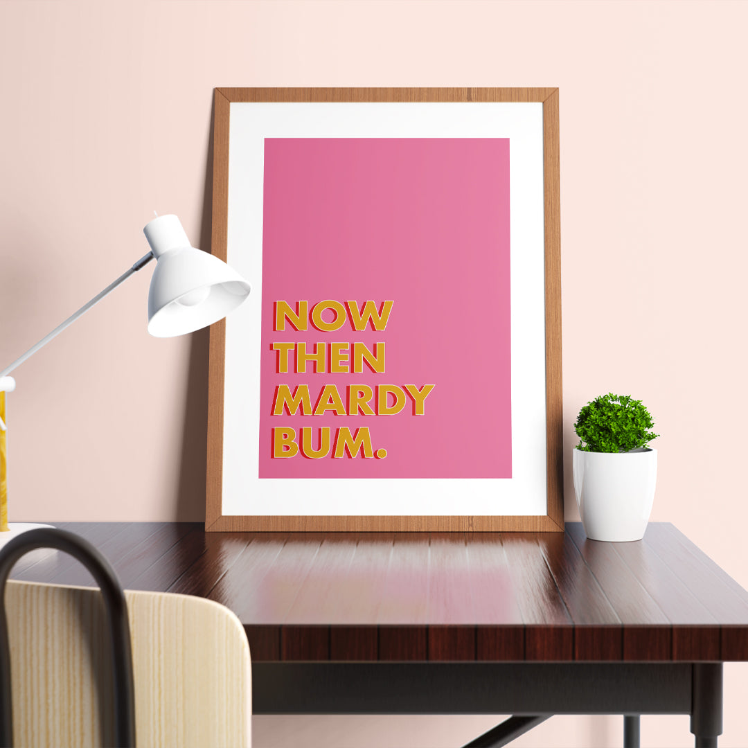 Now Then Mardy Bum Arctic Monkeys Lyrics Typography Print