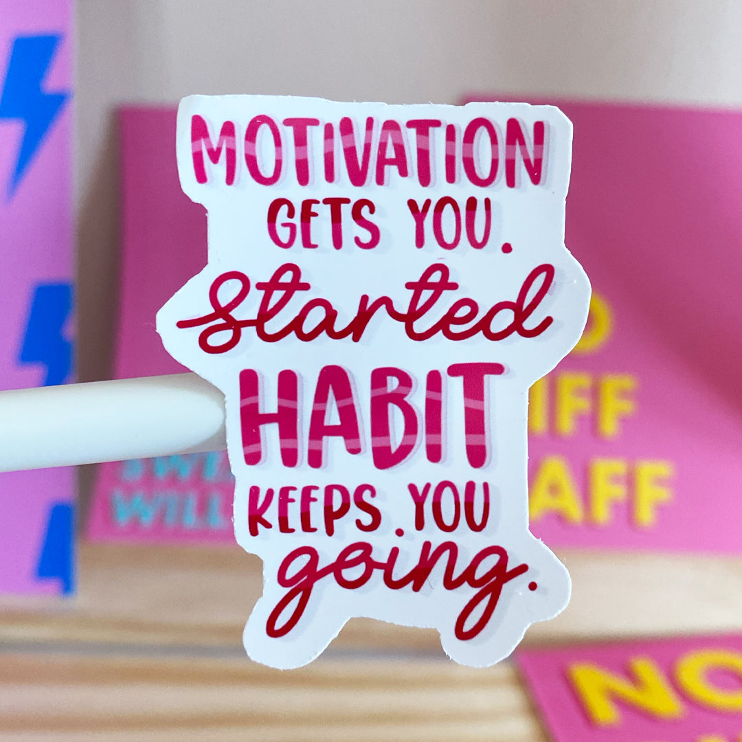 Motivational Quote Vinyl Sticker