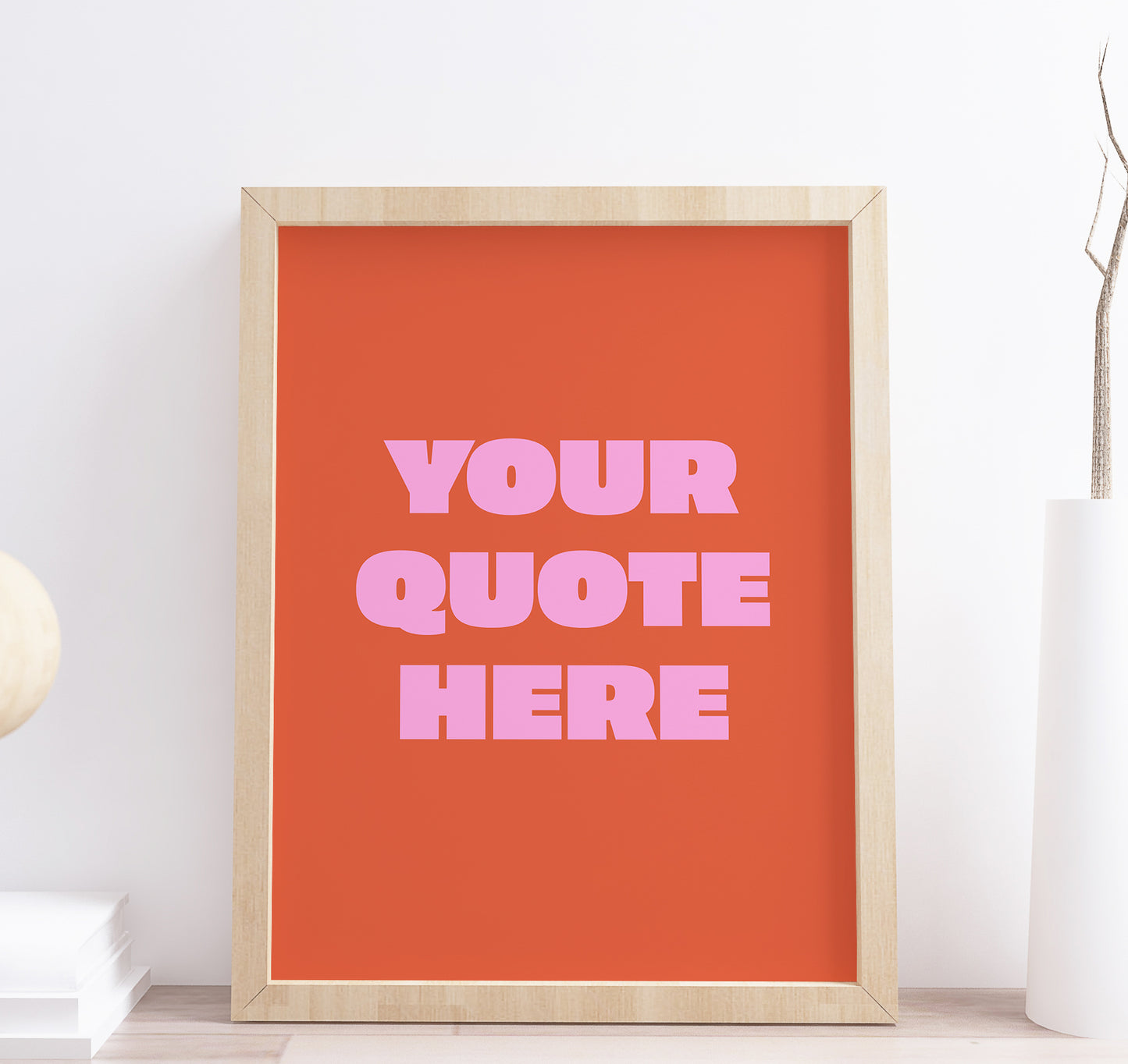 Personalised Custom Quote Wall Art Print