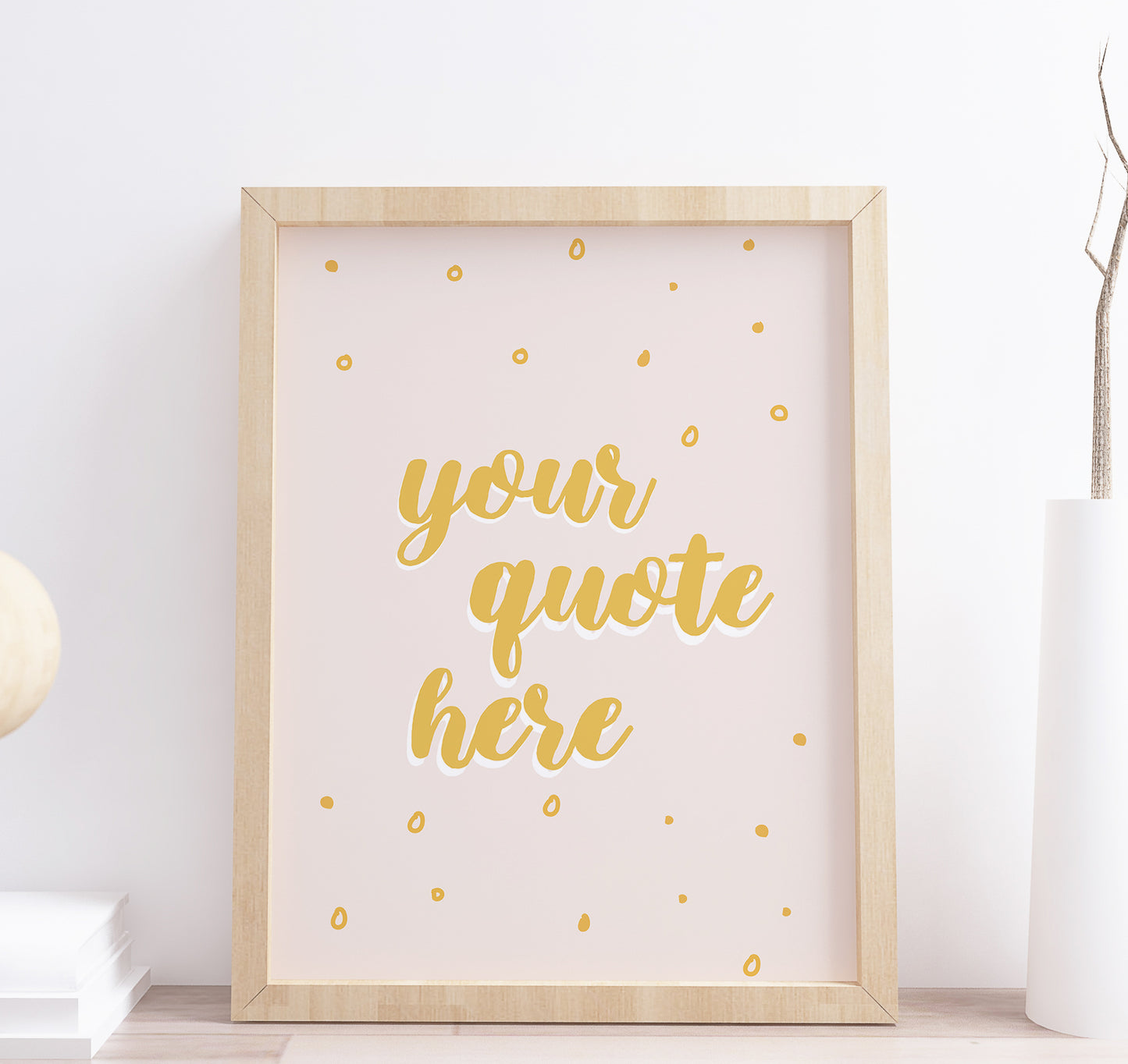 Personalised Custom Quote Wall Art Print