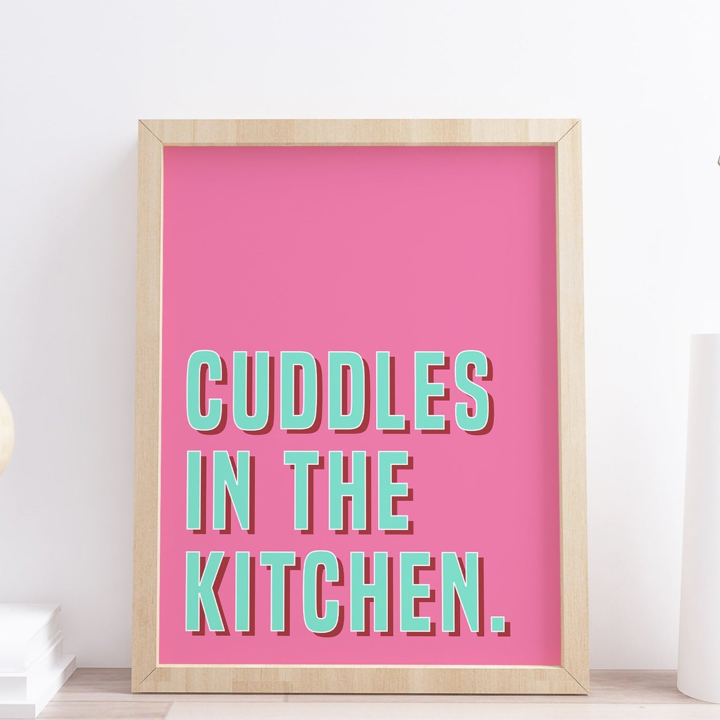 cuddles in the kitchen arctic monkeys print