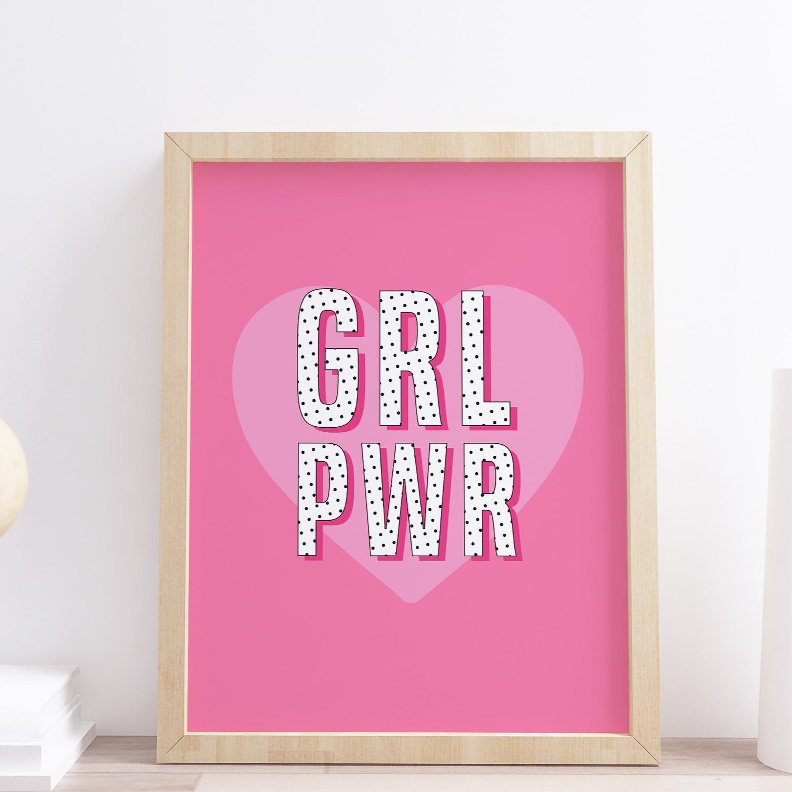 Girl Power Typography Print