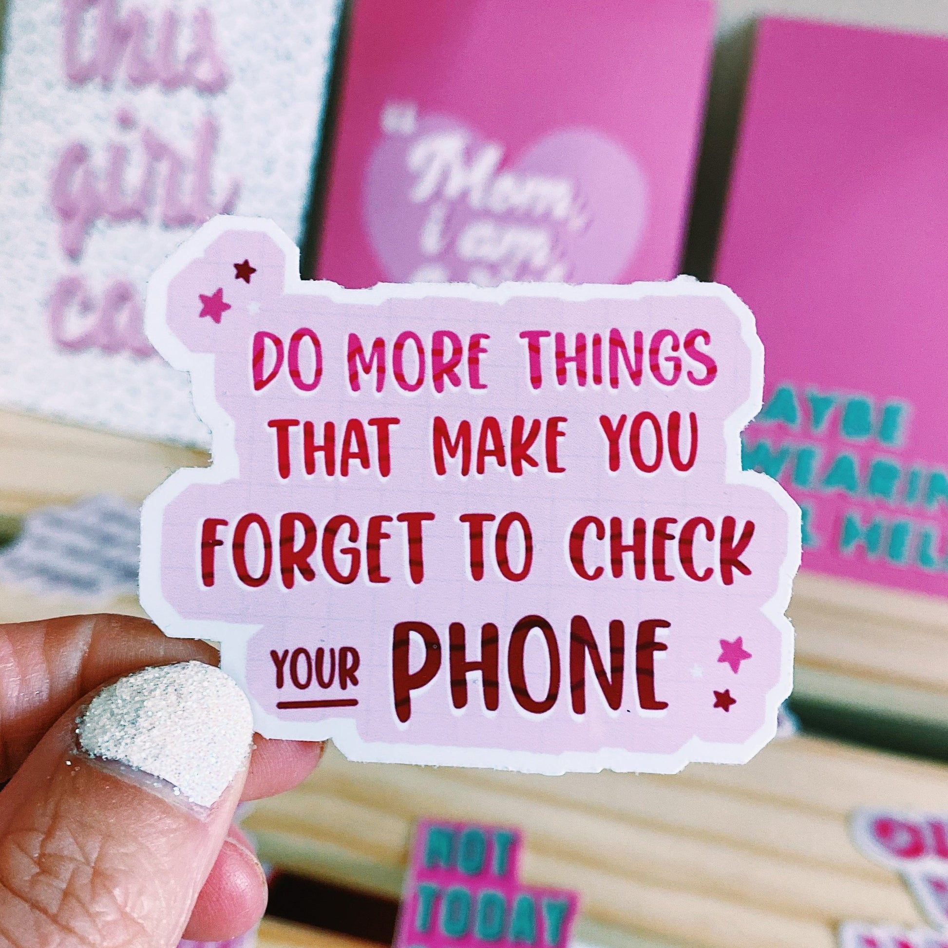 motivational quote laptop sticker