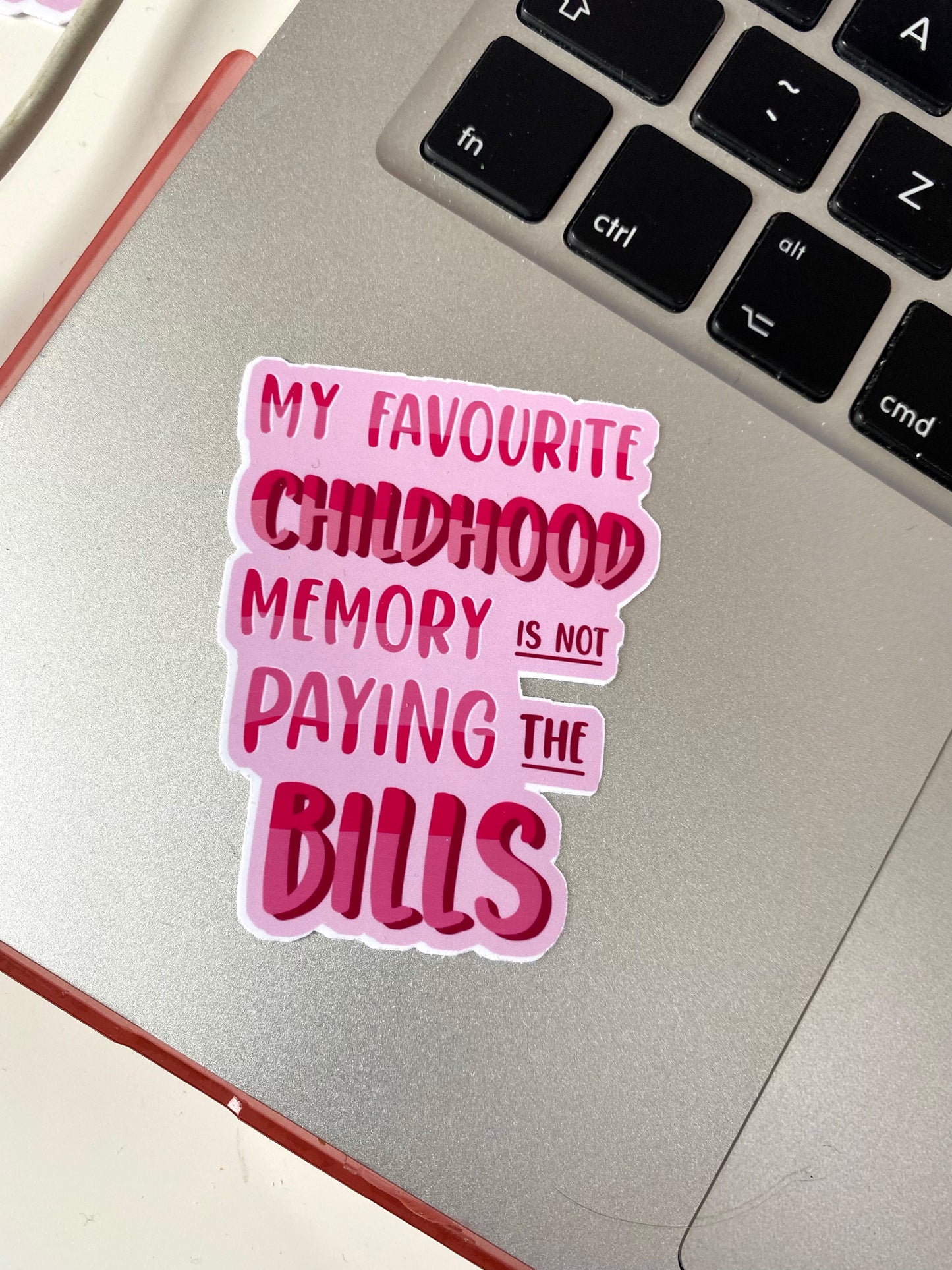 Funny Laptop Quote Sticker