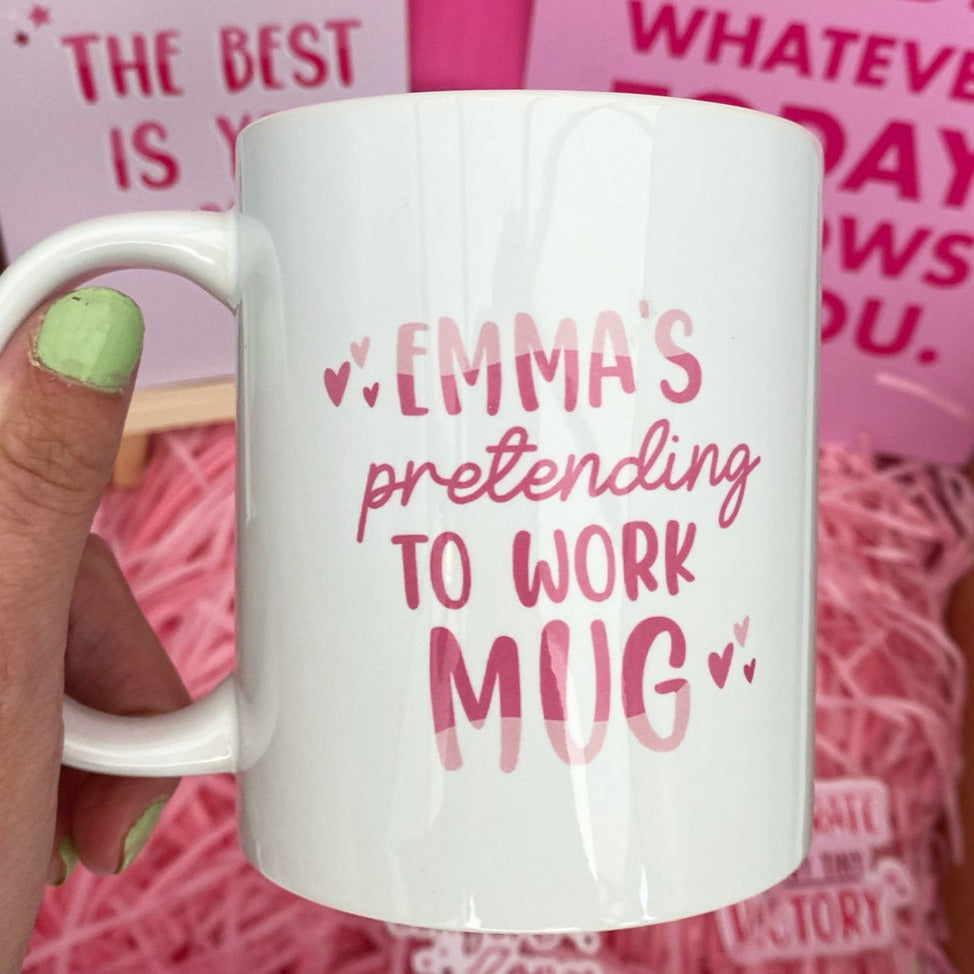 Personalized Work Colleague Gift, Work Mug, Gift for Friend, Funny Quote Mug, Personalised Mug Gift