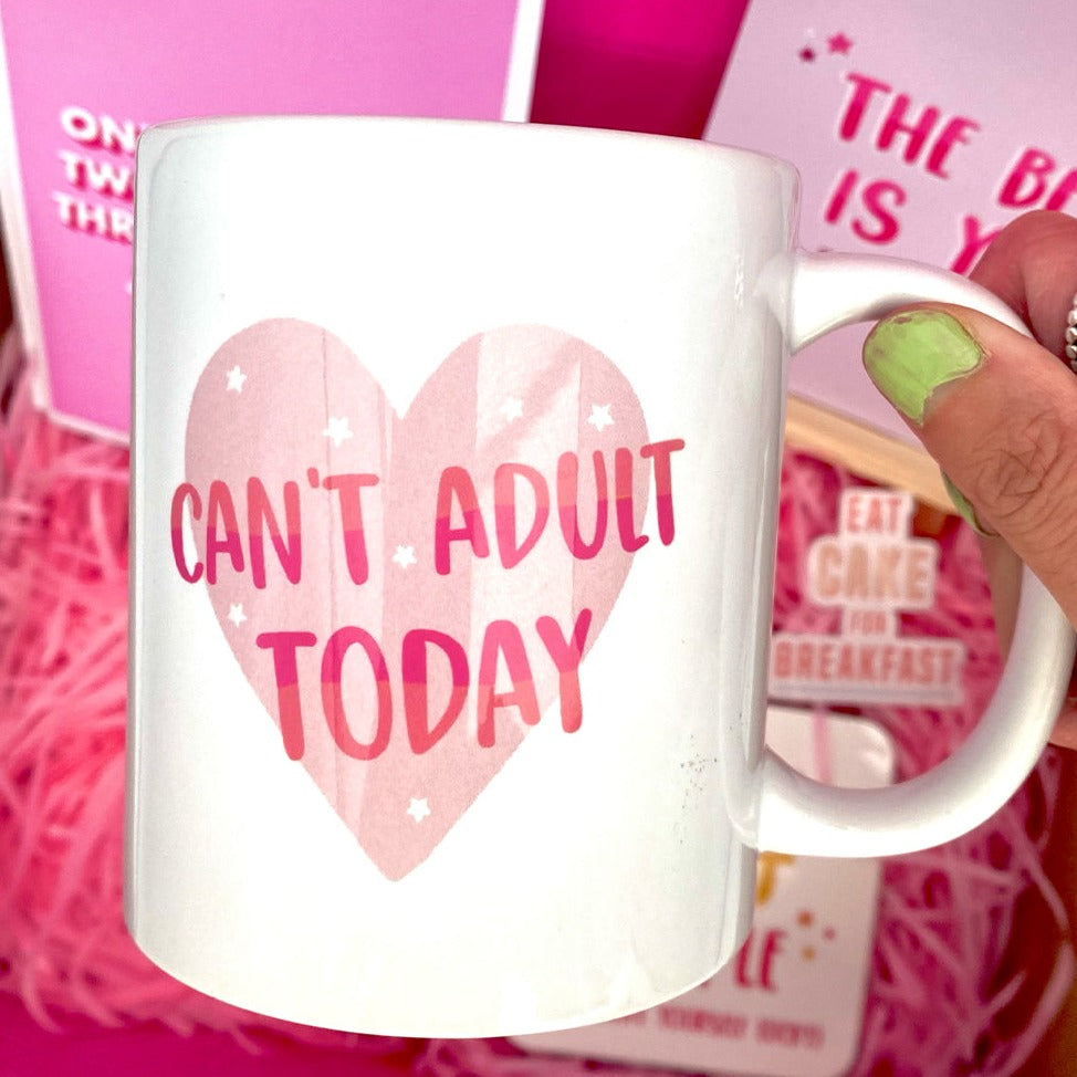 Cant Adult Today, Funny Quote Mug, Gift for Mum, Gift for girlfriend, Gift for her,