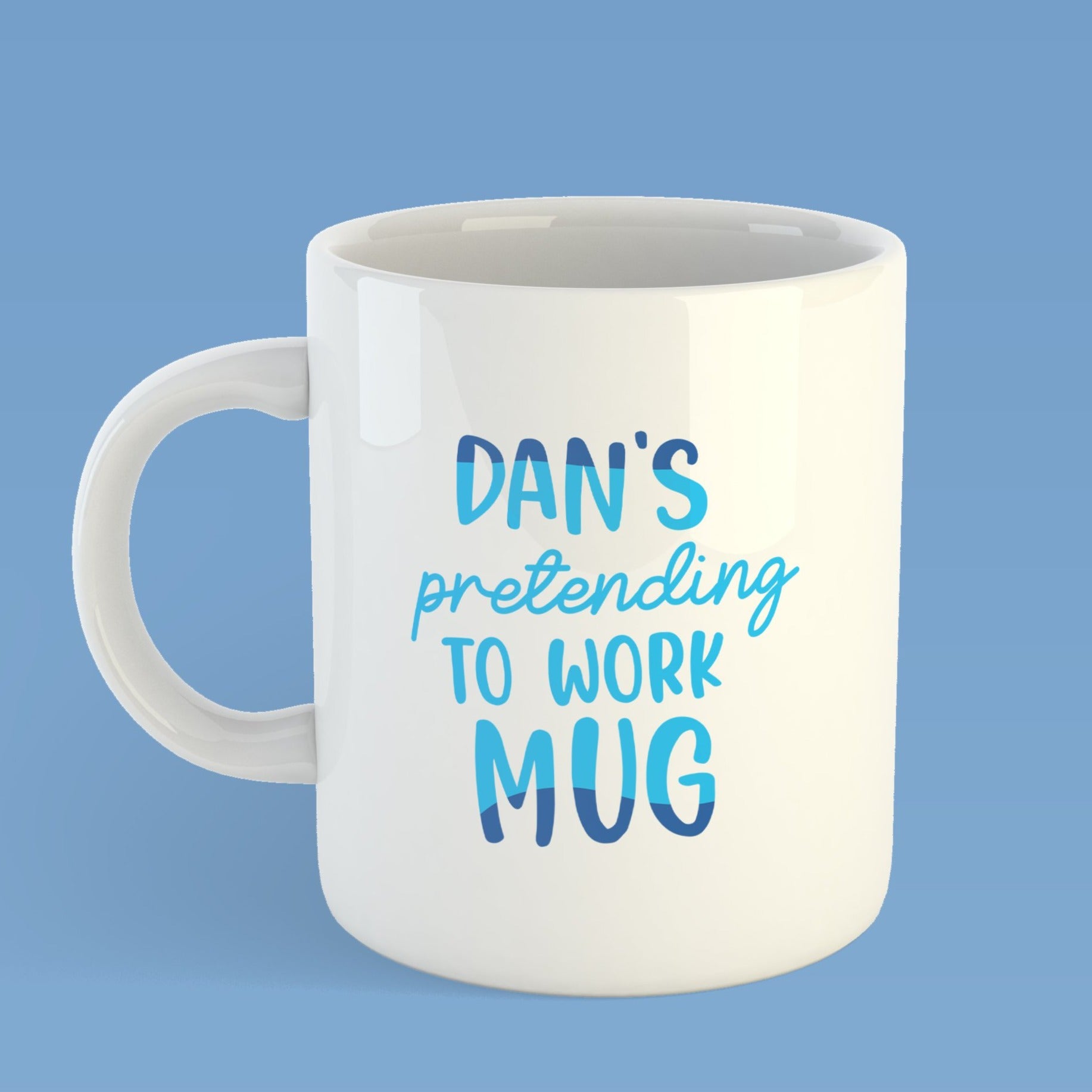 mens customer personlised work mug