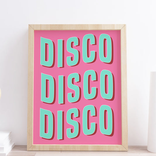 disco repeat print