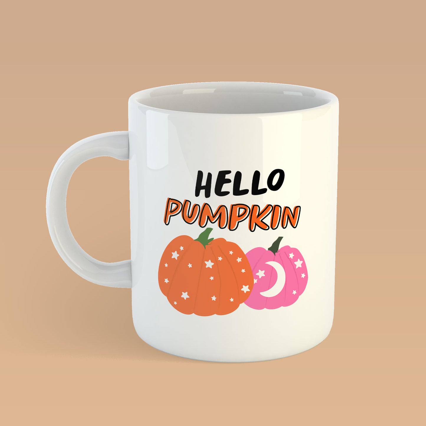 Hello Pumpkin Halloween Autumn Mug