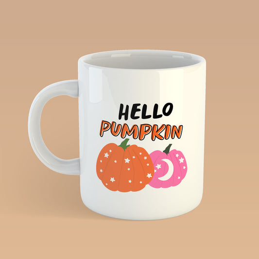 Hello Pumpkin Halloween Autumn Mug