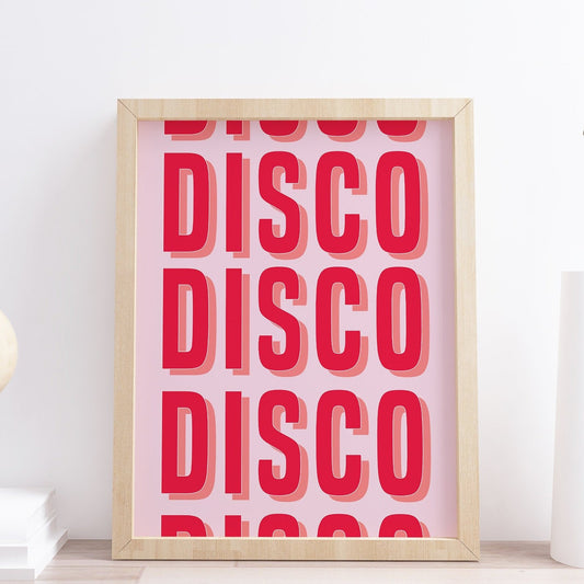 Disco Repeat Print