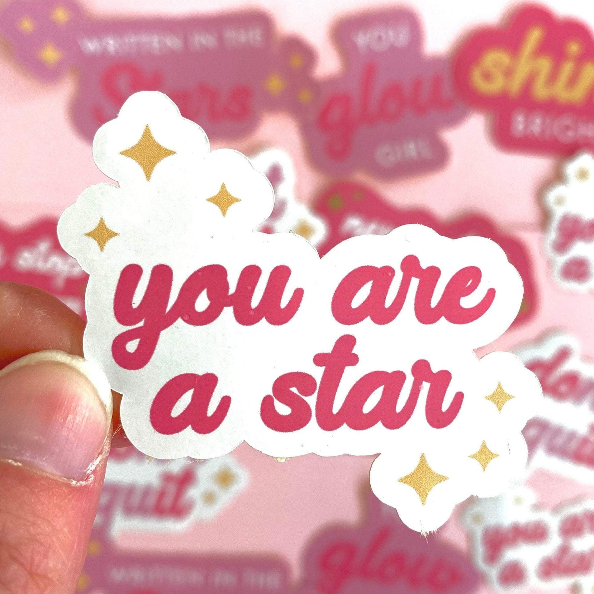 You Are A Star Vinyl Sticker