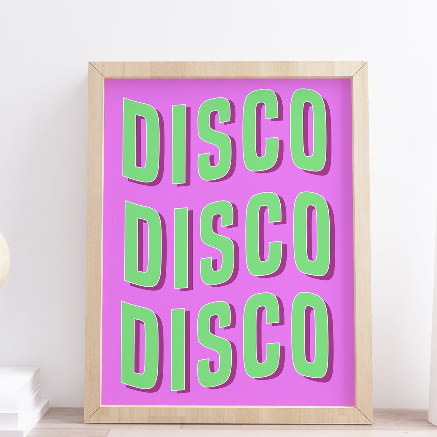 purple repeat disco print