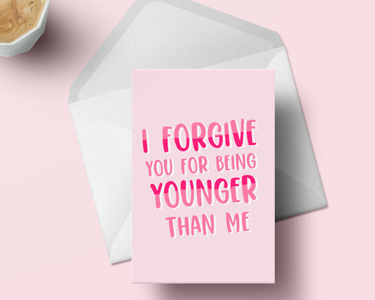Funny Birthday Card | Greeting Card for her | Funny Cards | Quote Birthday Card | Humour